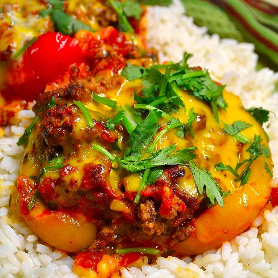 Mexican-Style Stuffed Bell Peppers