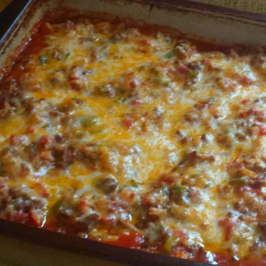 Savory Stuffed Pepper Casserole