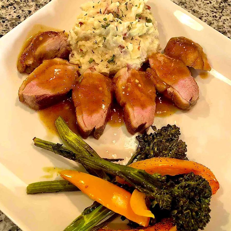 Duck with Orange Sauce