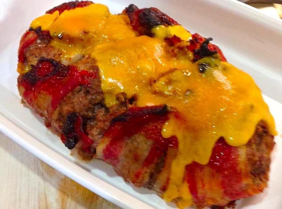 Dad's Cheesy Bacon-Wrapped Meatloaf Masterpiece