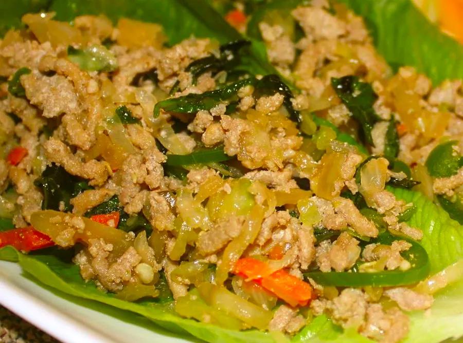 Thai Basil Ground Chicken Stir-Fry