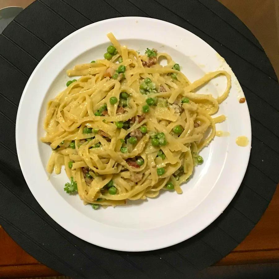 Pancetta-Infused Classic Carbonara