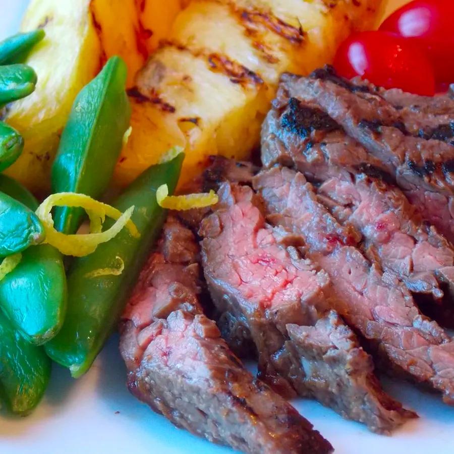 Miso-Glazed Skirt Steak Recipe