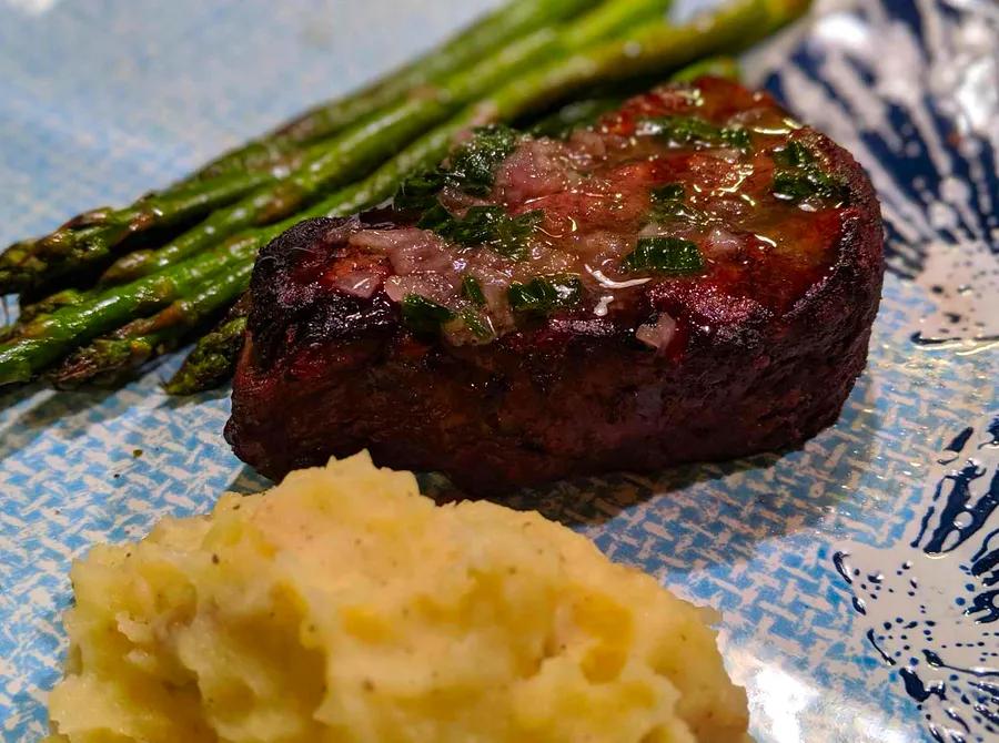 Burgundy-Infused Filet Mignon