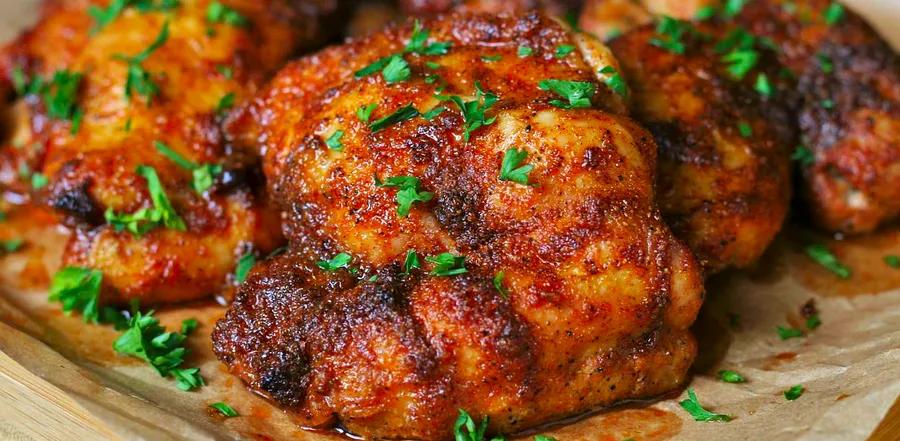 Oven-Baked Boneless Chicken Thighs