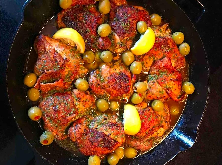 Moroccan-Spiced Chicken Thighs