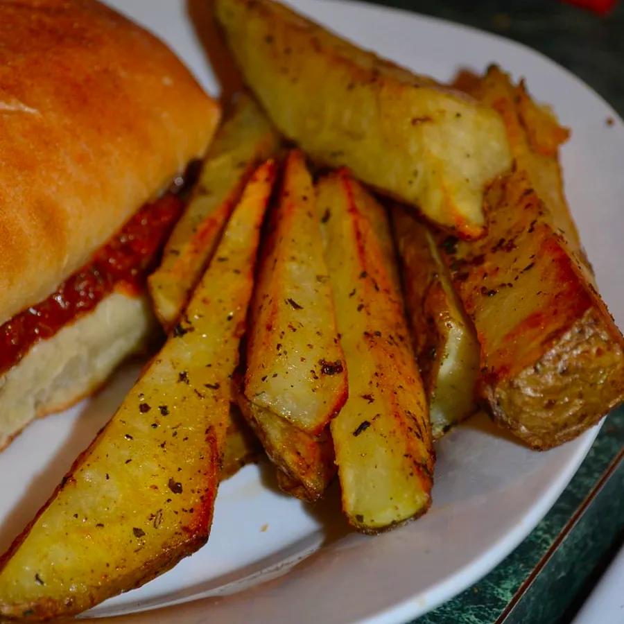 Crispy Baked Parmesan Fries