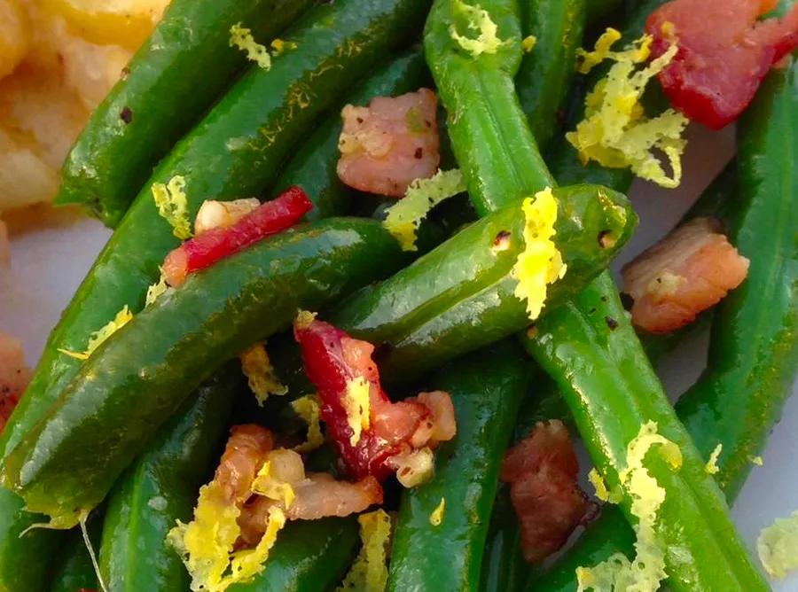 Bacon-Garlic Green Beans