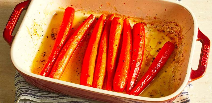 Sweet Honey Glazed Roasted Carrots