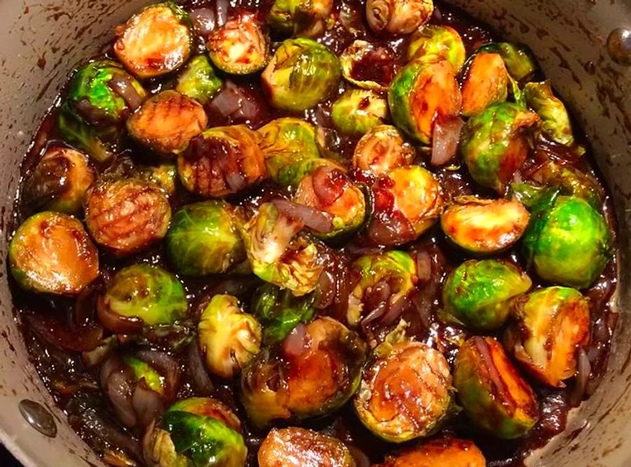 Balsamic Roasted Brussels Sprouts