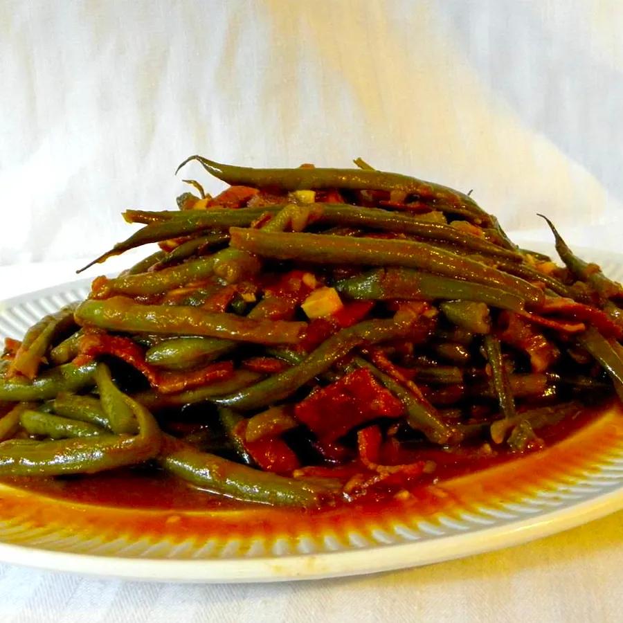 Slow-Braised Green Beans