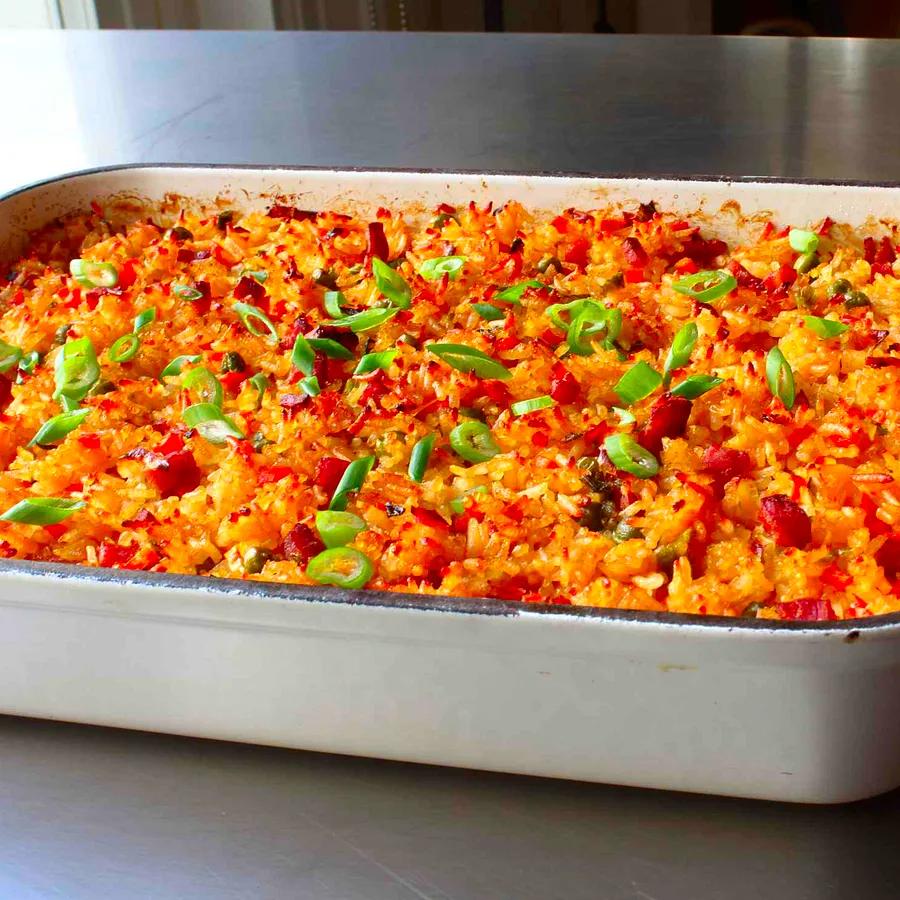 Oven-Baked "Fried" Rice