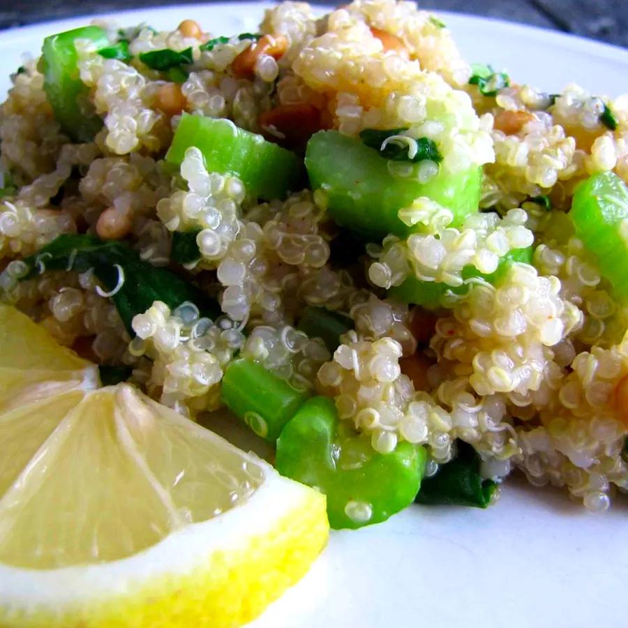 Crispy Lemon Quinoa