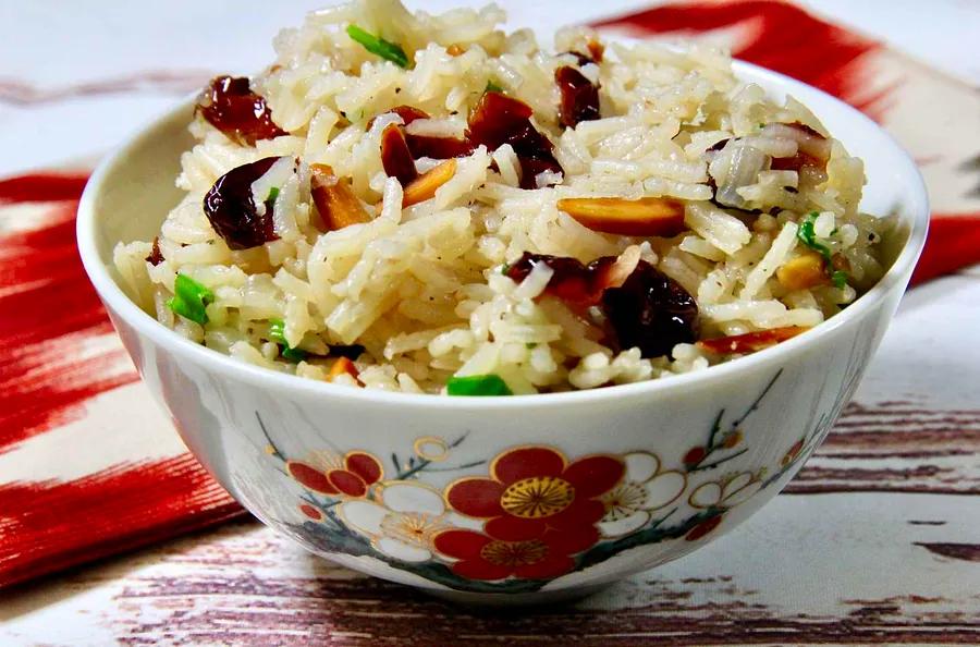 Cranberry and Almond Rice Pilaf