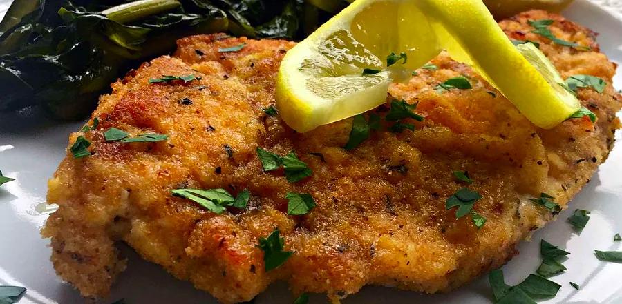 Crispy Baked Chicken Schnitzel