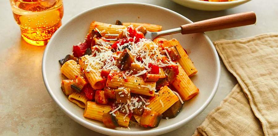 Eggplant Pasta Dish