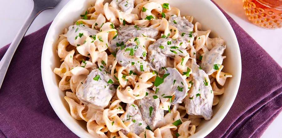 Instant Pot Beef Stroganoff