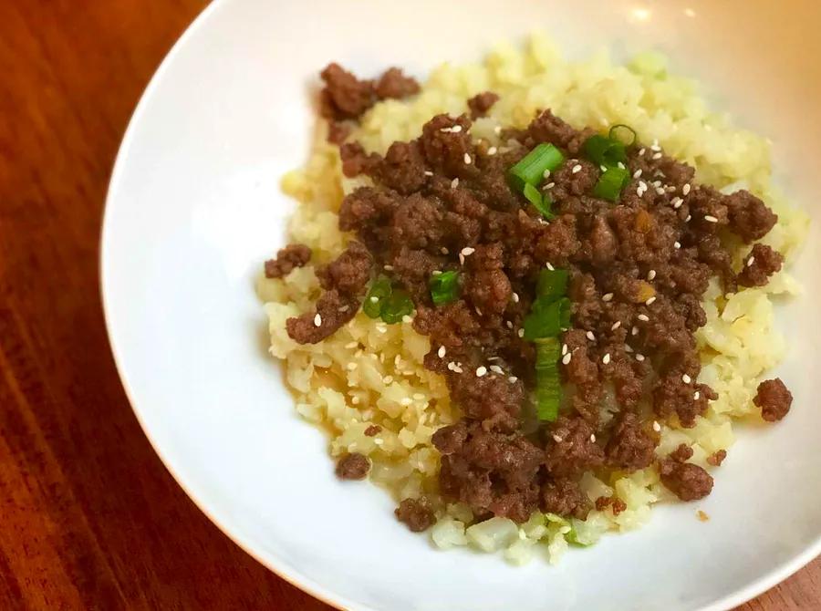 Delicious Keto Korean Beef served with Cauliflower Rice—quick, flavorful, and perfect for the whole family.