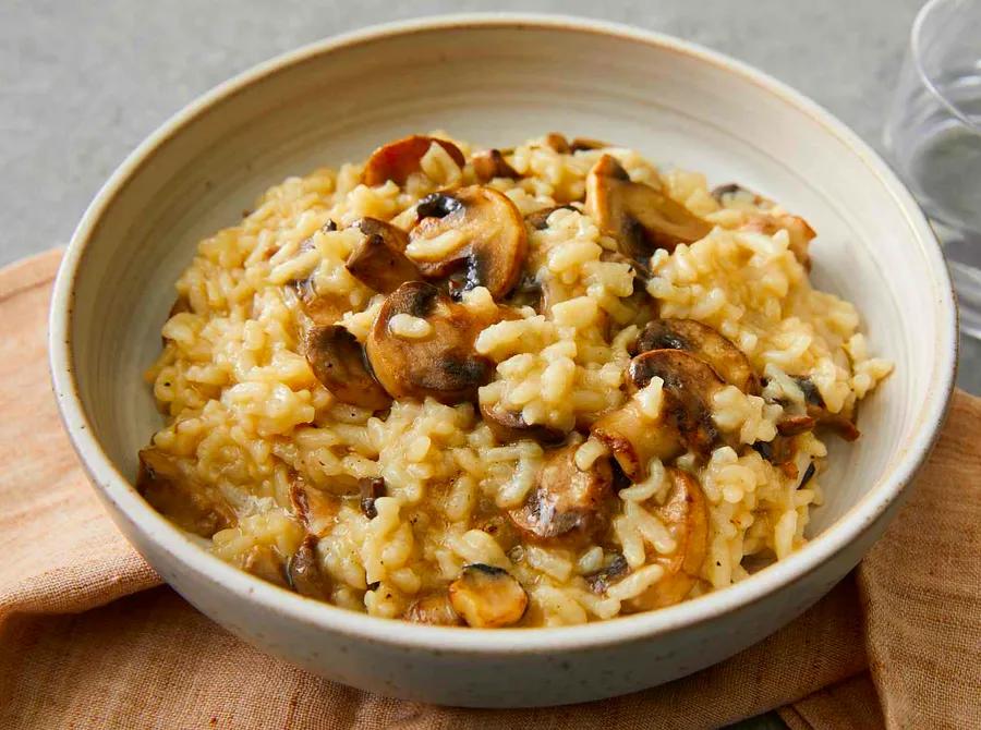 Creamy Instant Pot Mushroom Risotto