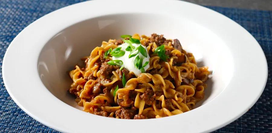 Beef Stroganoff with Noodles