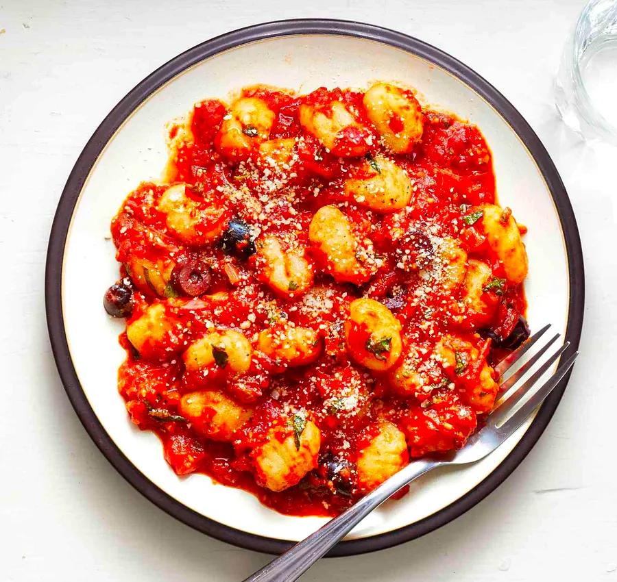 Gnocchi with Spicy Cherry Tomato Sauce