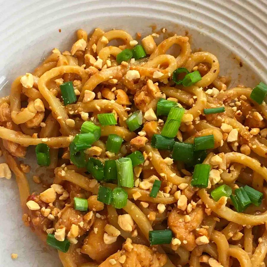 Peanut Butter Udon Noodles