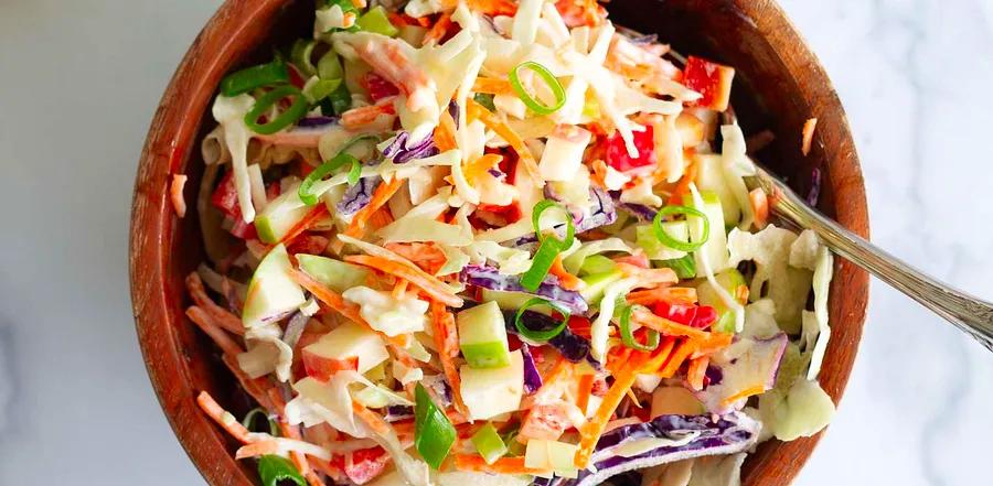 Simple and Refreshing Apple Slaw