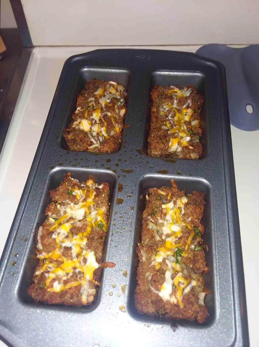 Cheddar-Stuffed Turkey Meatloaf