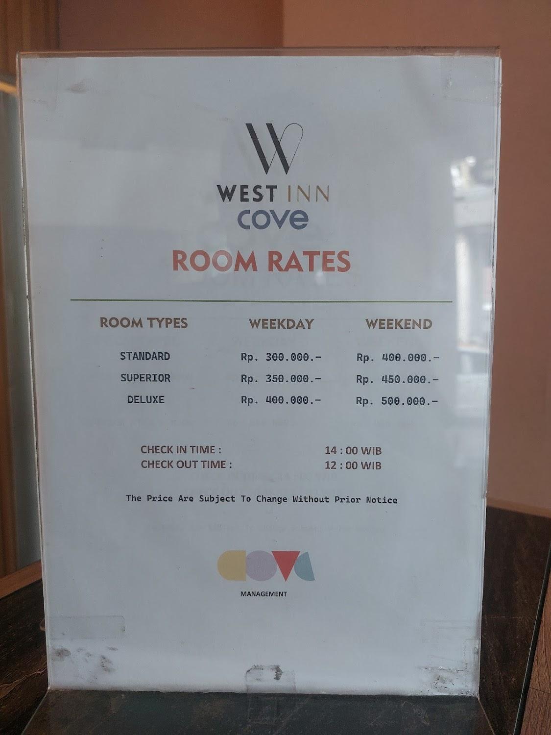 Cover Image for Cove West Inn