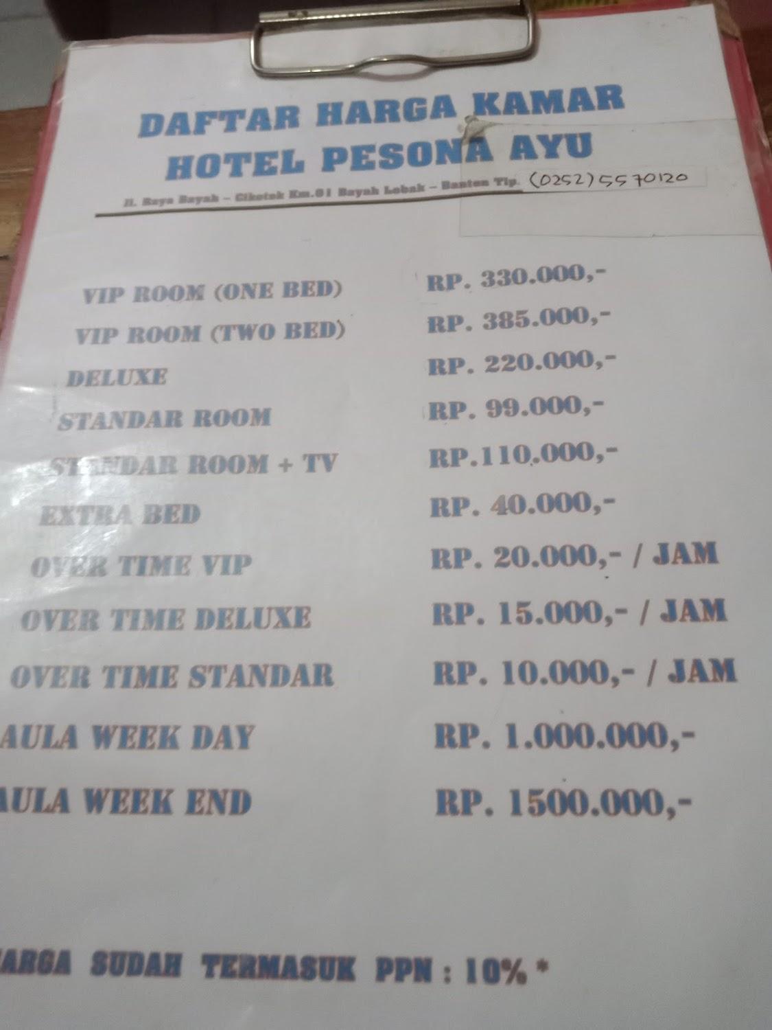 Cover Image for Hotel Pesona Ayu
