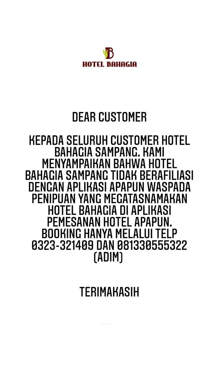 Cover Image for Hotel Bahagia