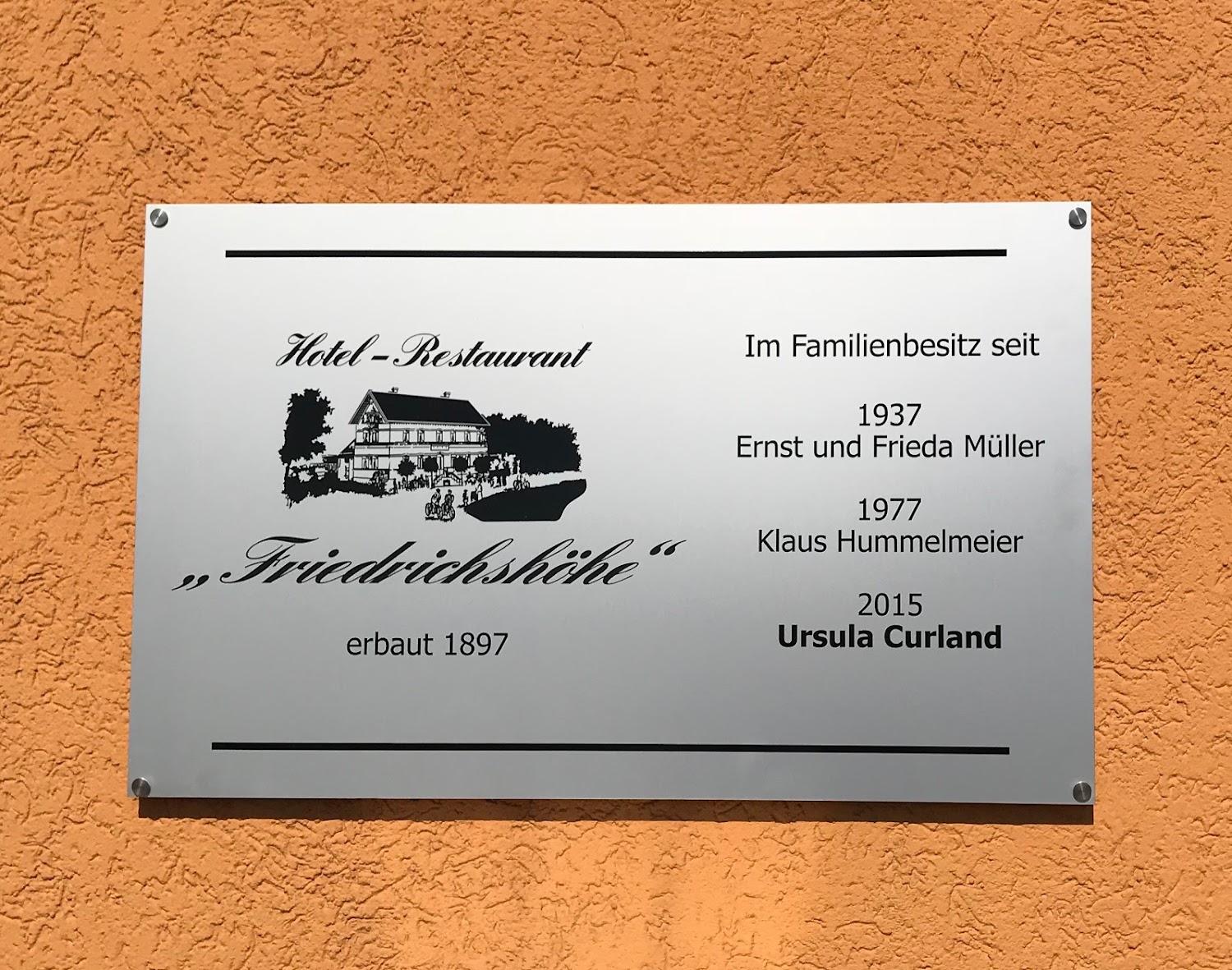 Cover Image for Hotel- Restaurant Friedrichshöhe
