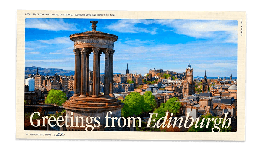 Cover Image for Postcard from Edinburgh: A local's favorite destinations in the city