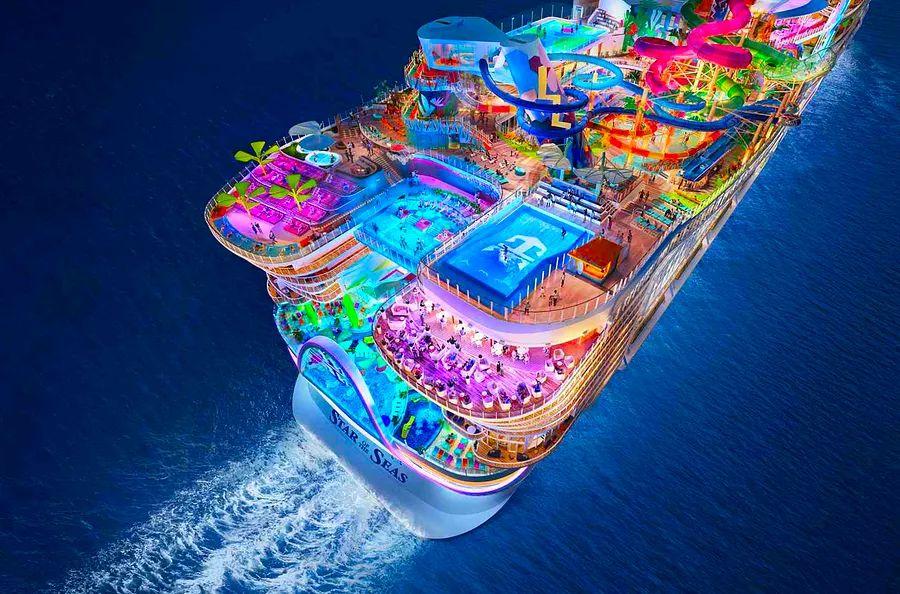 Cover Image for Royal Caribbean's Latest Vessel Features a Suspended Infinity Pool, a Supper Club Inspired by the 1930s, and More