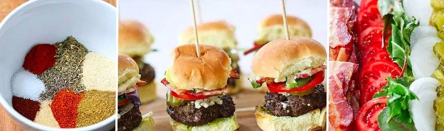 Cover Image for Savory Black and Blue Sliders