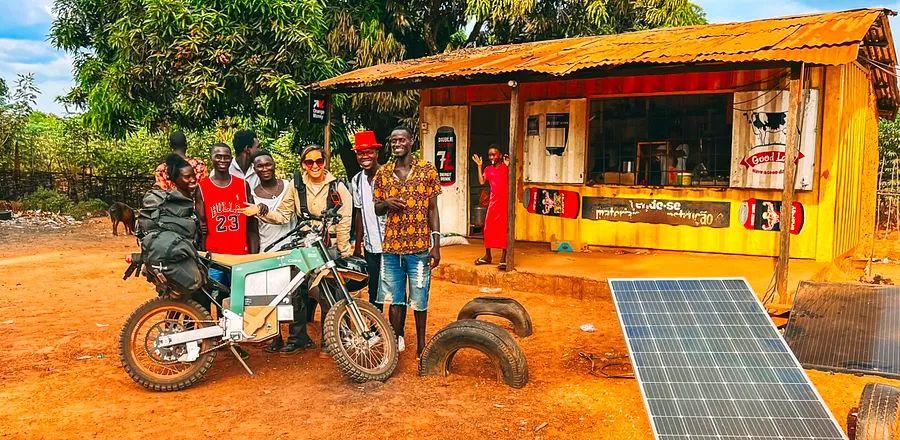 Cover Image for Introducing the First Woman to Journey Across Africa on an Electric Motorcycle