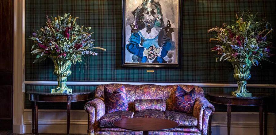 Cover Image for At This Opulent Hotel in Scotland, You Can Rest Surrounded by World-Class Art