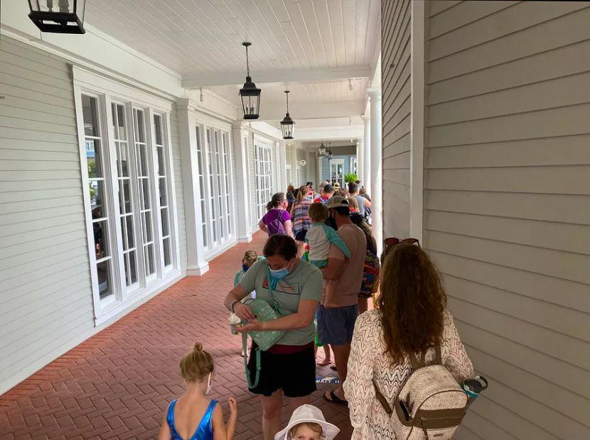 Cover Image for A surprising new line awaits you at Disney World.