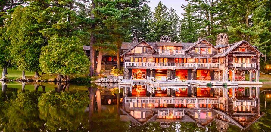 Cover Image for Experience Summer Like a Rockefeller at These Historic Adirondack Great Camps