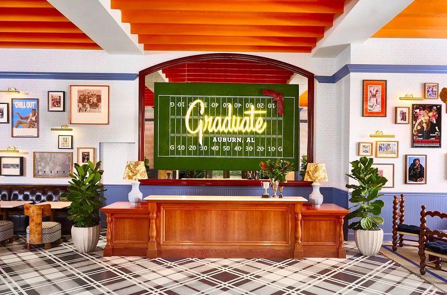 Cover Image for Auburn, Alabama, now boasts a university-themed Graduate hotel available for booking with Hilton points.