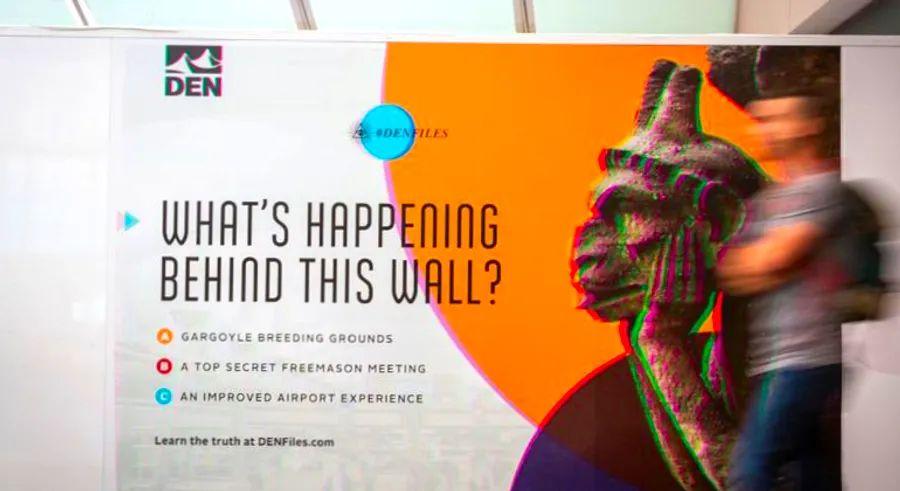 Cover Image for Denver International Airport has fun with conspiracy theories, claiming the walls conceal construction work, not lizard people.