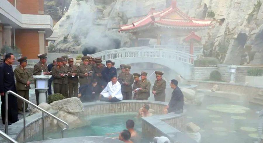 Cover Image for Kim Jong Un visits the ‘unusual yet perfectly crafted’ North Korean spa town