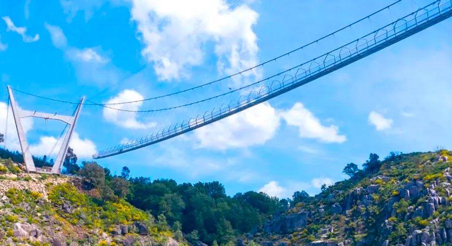 Cover Image for World’s Longest Pedestrian Suspension Bridge Opens in Portugal