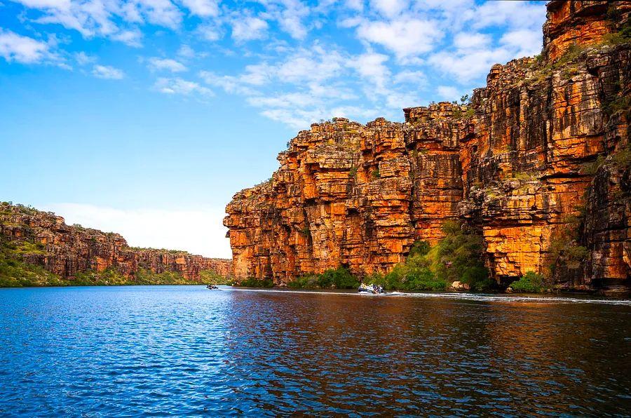 Cover Image for Crocodiles and caviar: A 10-night voyage aboard the most lavish cruise ship to explore the majestic Kimberley region.
