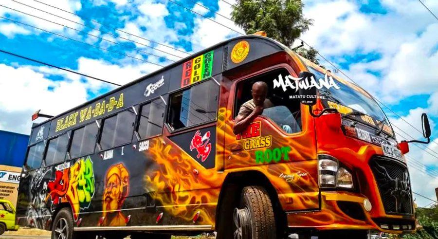 Cover Image for Matatus – Nairobi’s bold, colorful minibuses – face a future of uncertainty