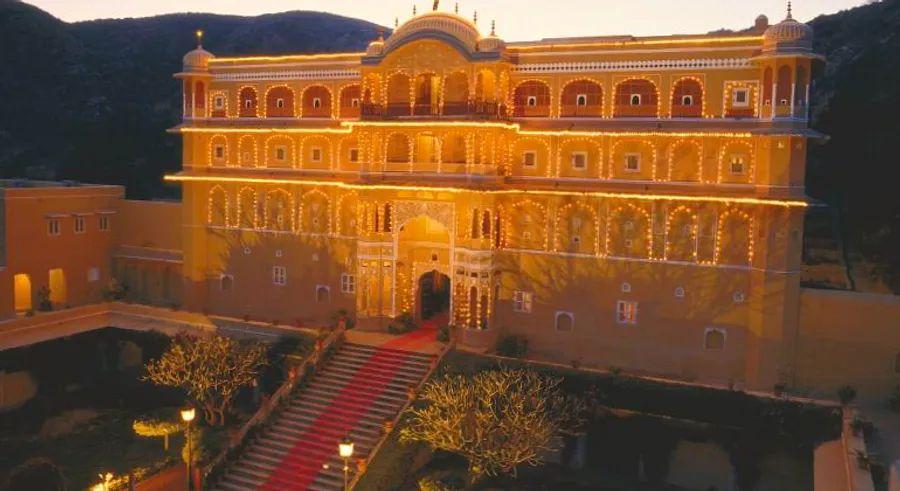 Cover Image for Step into the world of Rajasthani royalty at this magnificent 475-year-old palace, now a lavish hotel.