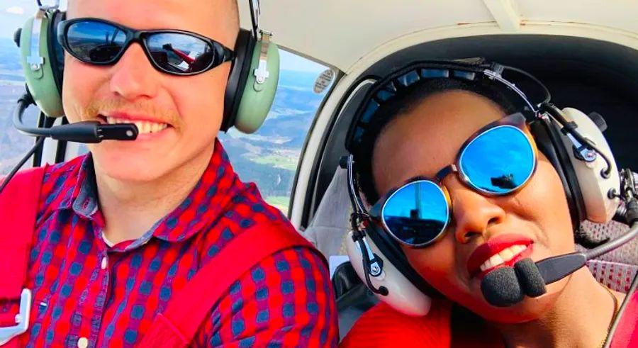 Cover Image for He took her on a private plane for their first date