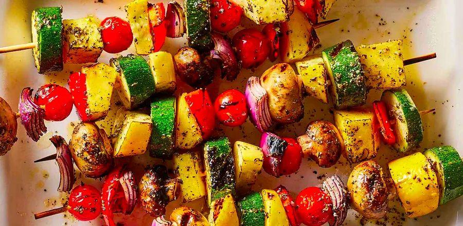 Cover Image for Grilled Vegetable Skewers