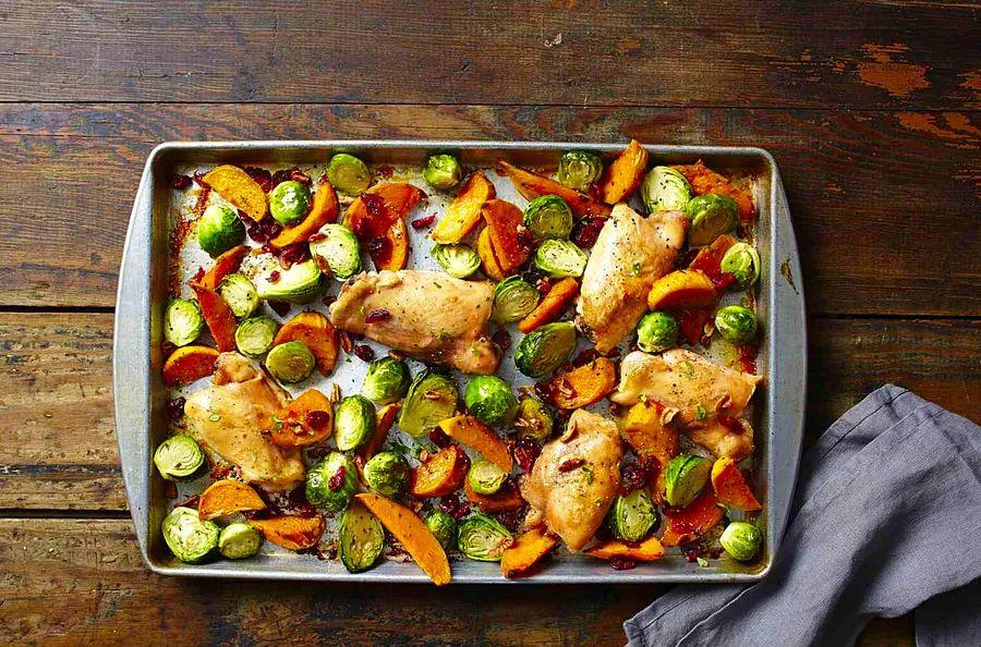 Cover Image for Maple-Glazed Chicken Thighs