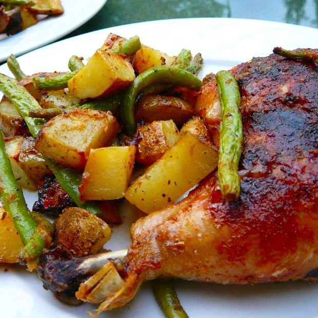 Cover Image for Greek-Style Lemon Chicken and Roasted Potatoes